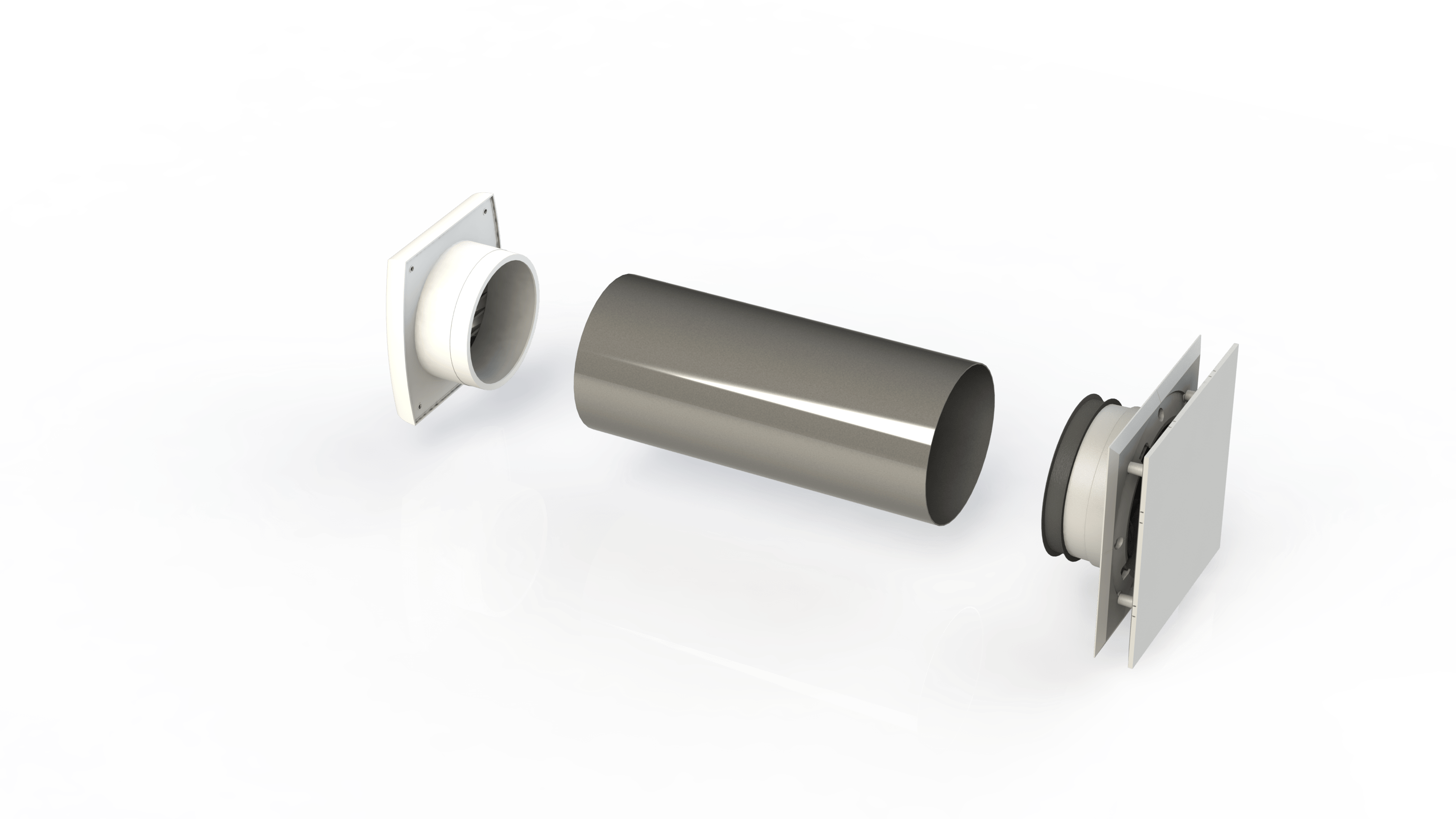 Nawiewniki ścienne przelotowe AquWall PRESS