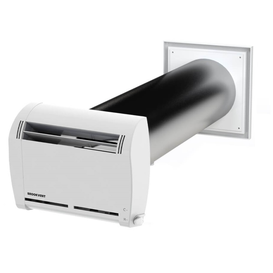 nawiewniki ścienne higrosterowane tłumiące hałas